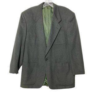 YVES SAINT LAURENT FOR DILLARDS Vintage Wool Single Breasted Blazer
